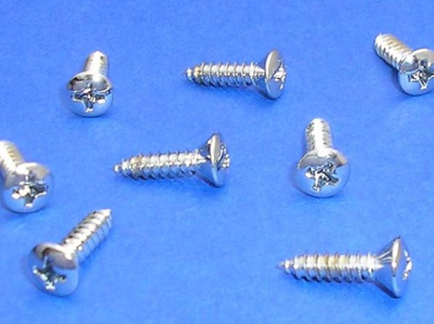 Chrome screw set