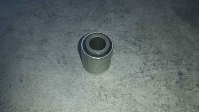 Rubber bearing for guide rod